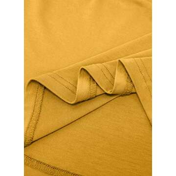 Stylish Women’s Slim Fitted Turtleneck in Mustard Medium