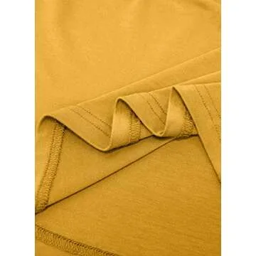 Stylish Women’s Slim Fitted Turtleneck in Mustard Medium
