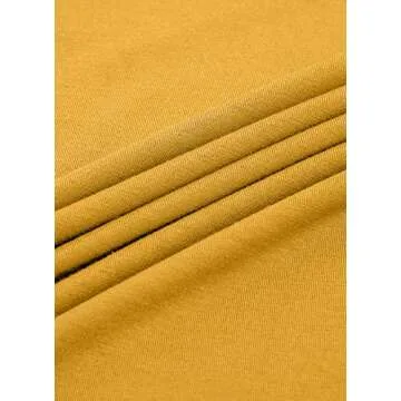 Stylish Women’s Slim Fitted Turtleneck in Mustard Medium