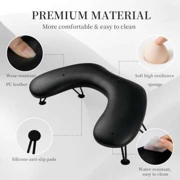 ANGNYA Ergonomic Nail Arm Rest for Professionals