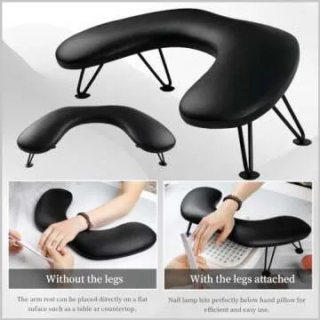ANGNYA Ergonomic Nail Arm Rest for Professionals