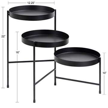 Kate and Laurel Finn Modern Plant Stand for Stylish Decor