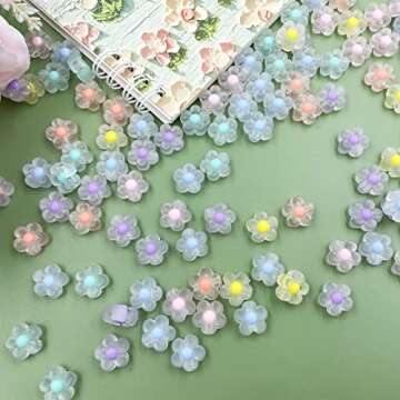 Acrylic Beads Flower Candy Love Heart Beads for Crafts