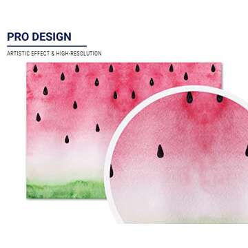 Allenjoy 7x5ft Watermelon Backdrop for Infant Newborn Baby Portrait Baby Shower Photography Kids Gir...