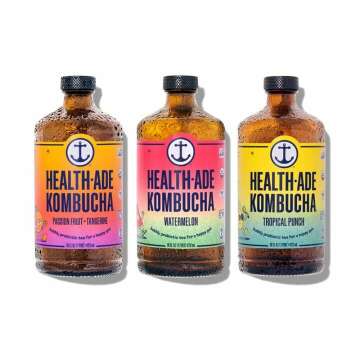 Health-Ade Kombucha Tea Paradise Pack - Organic Probiotic Drink 12 Pack