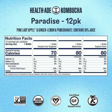 Health-Ade Organic Kombucha Paradise Variety Pack