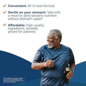 Bariatric Fusion Bariatric Multivitamin with Iron Complete Chewable | Mixed Berry | Post Bariatric Vitamins for Gastric Bypass and Sleeve Gastrectomy | One Month Supply