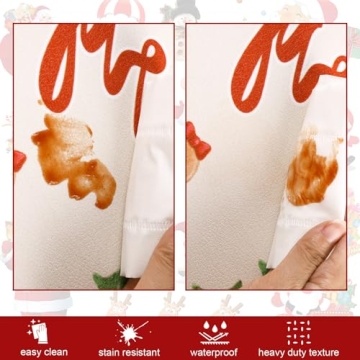 Topotdor Christmas Gingerbread Kitchen Mats Set of 2