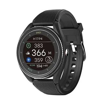 Voice Caddie T9 Golf GPS Watch with Touchscreen Power Bundle