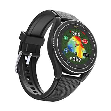 Voice Caddie T9 Golf GPS Watch with Touchscreen Power Bundle