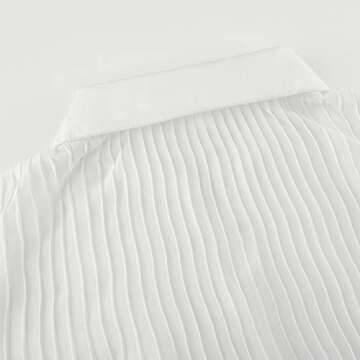 Womens Sexy Tops Button Up Shirts Flare Sleeve Blouses y2k Streetwear See Through Party Club Wear (W...