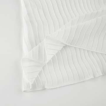 Womens Sexy Tops Button Up Shirts Flare Sleeve Blouses y2k Streetwear See Through Party Club Wear (White, Small)