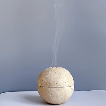 Unique Handmade Natural Marble Incense Burner for Relaxation