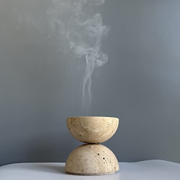 Unique Handmade Natural Marble Incense Burner for Relaxation