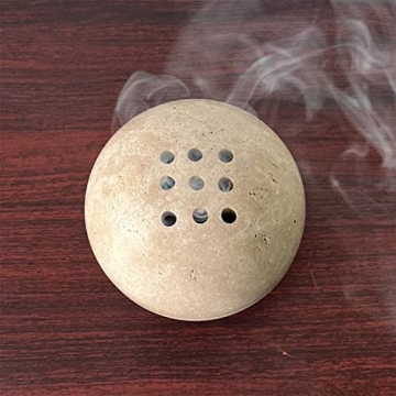 Unique Handmade Natural Marble Incense Burner for Relaxation