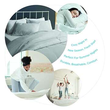 Welhome Gauze Cotton Duvet Cover Queen Size - 3 Piece | 1 Queen Duvet Cover - 2 Pillow Sham | Lightweight Soft Durable | Winter Bedding Set | Farmhouse Bed Set | Edredón | Dyne | Fawn Brown