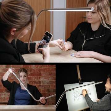 daylight Company Slimline 3 Floor Lamp, White