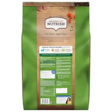 Rachael Ray Nutrish Premium Natural Dry Dog Food, Real Chicken & Veggies Recipe, 40 Pounds (Packaging May Vary)