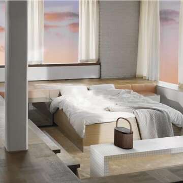 Bang & Olufsen Beosound A5 - Portable Bluetooth Speaker with Wi-Fi Connection, Carry-Strap, Dark Oak