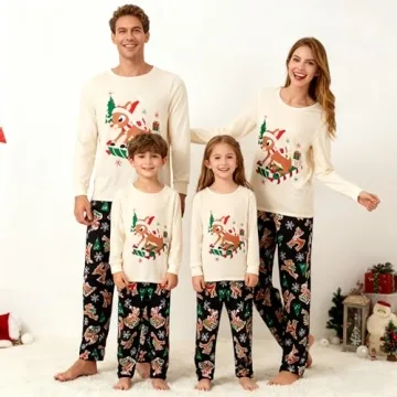 WephuPSho Family Christmas PJs Matching Sets for All Ages