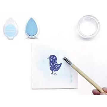 Dew Drop Pigment Inkpad - Opaque Chalk Finish Ink for Crafts