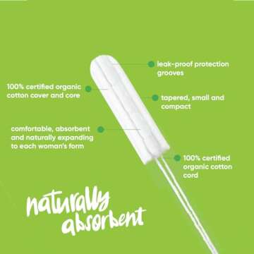 Oi Organic Cotton Tampons for Comfort and Sustainability