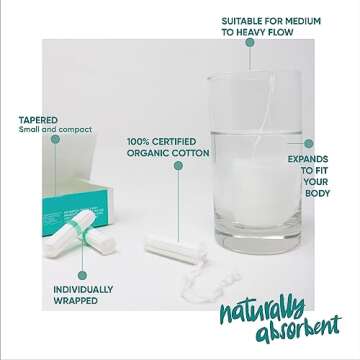 Oi Organic Cotton Tampons for Comfort and Sustainability