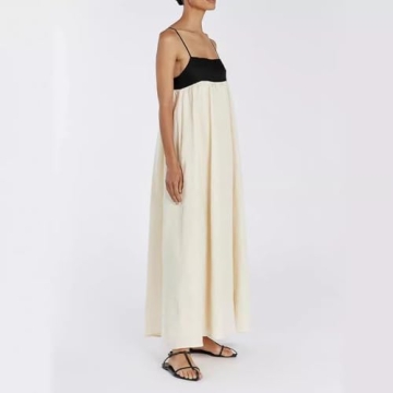 Women's Summer Spaghetti Strap Maxi Dress