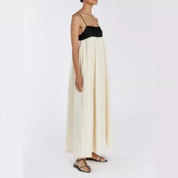 Women's Summer Spaghetti Strap Maxi Dress