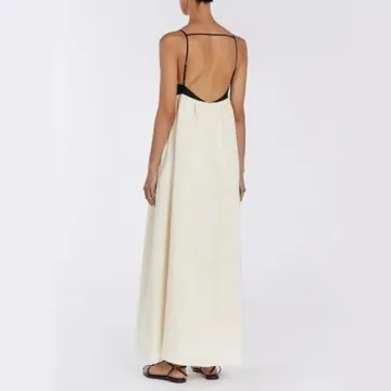 Women's Summer Spaghetti Strap Maxi Dress