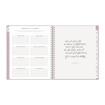 2025 Day Designer Monthly Planner in Muted Lilac