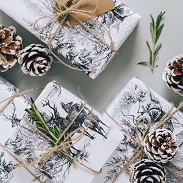 tifanso Natural Jute Twine String - 328 Feet Brown Garden Hemp Twine Rope for Crafts, Gift Wrapping, Gardening, Packing and Wedding Decor