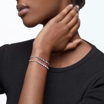 Swarovski Emily Bracelet with Adjustable Design and Crystals
