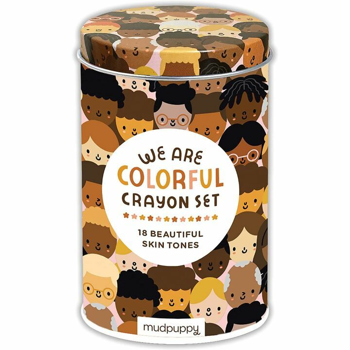 Mudpuppy Skin Tone Crayon Set - 18 Colors