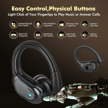 Wireless Noise Cancelling Earbuds - 80hrs Battery Life