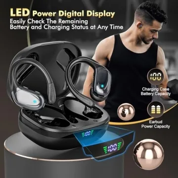 Wireless Noise Cancelling Earbuds - 80hrs Battery Life