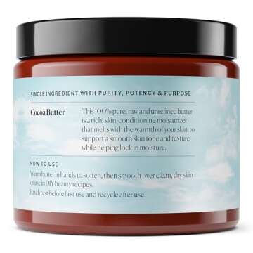 Sky Organics 100% Raw Cocoa Butter for Body Care 16 Oz