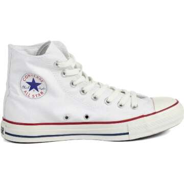 Converse Men's Unisex Chuck Taylor All Star Camo High Top Sneaker, Optical White, 7.5 Women/5.5 Men