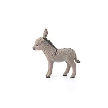 Schleich Farm World, Realistic Farm Animal Toys for Boys and Girls, Baby Donkey Foal Toy Figurine, Ages 3+