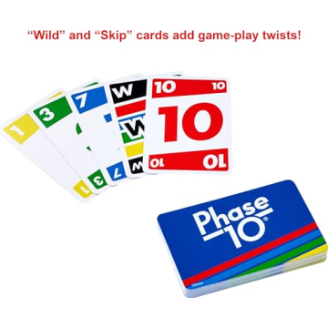 Mattel Phase 10 Card Game for Family Fun