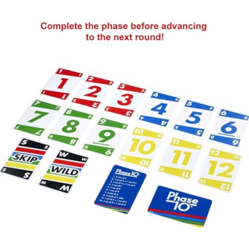 Mattel Phase 10 Card Game for Family Fun