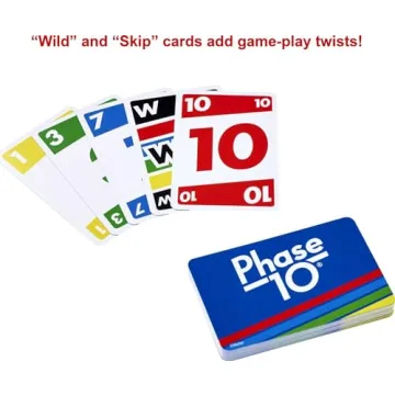 Mattel Phase 10 Card Game for Family Fun