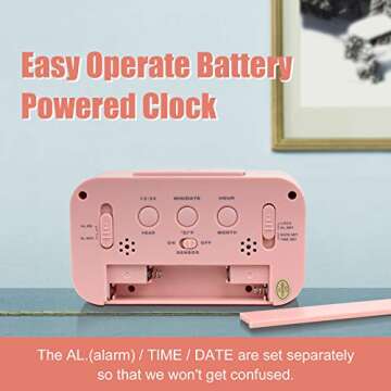 Miowachi Kids Digital Alarm Clock - Stylish and Functional