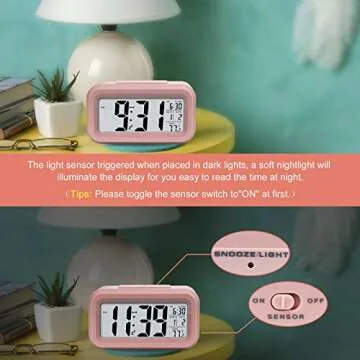 Miowachi Kids Digital Alarm Clock - Stylish and Functional