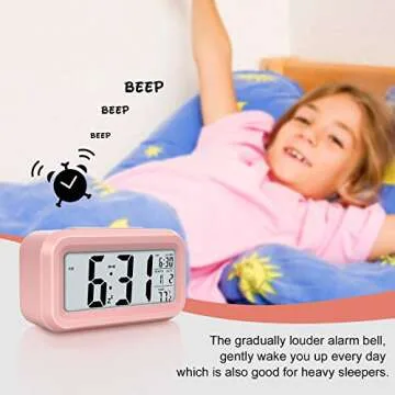 Miowachi Kids Digital Alarm Clock - Stylish and Functional