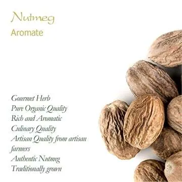 Organic Whole Nutmeg Spice from Ceylon – Rich Flavor