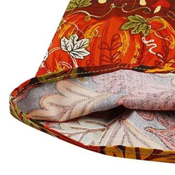 Girstunm Women's Pleated Vintage Skirt Floral Print A-line Midi Skirts with Pockets Autumn-Melody XXX-Large