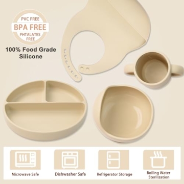 14-Piece Silicone Baby Feeding Set for Easy Mealtimes