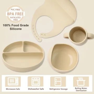 14-Piece Silicone Baby Feeding Set for Easy Mealtimes