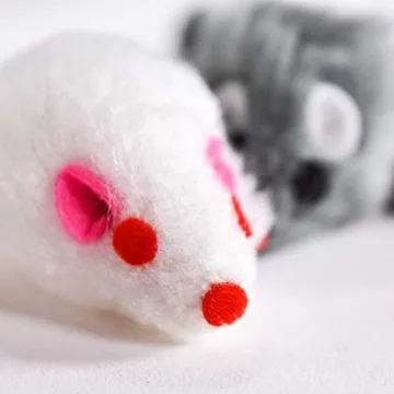 Penn-Plax 12 Fur Mice Cat Toys for Hunting Fun